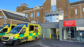 The current emergency department at Dorset County Hospital in Dorchester