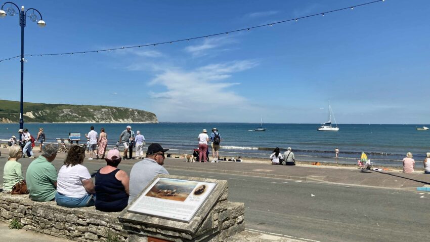 Swanage seafront and Shore Road