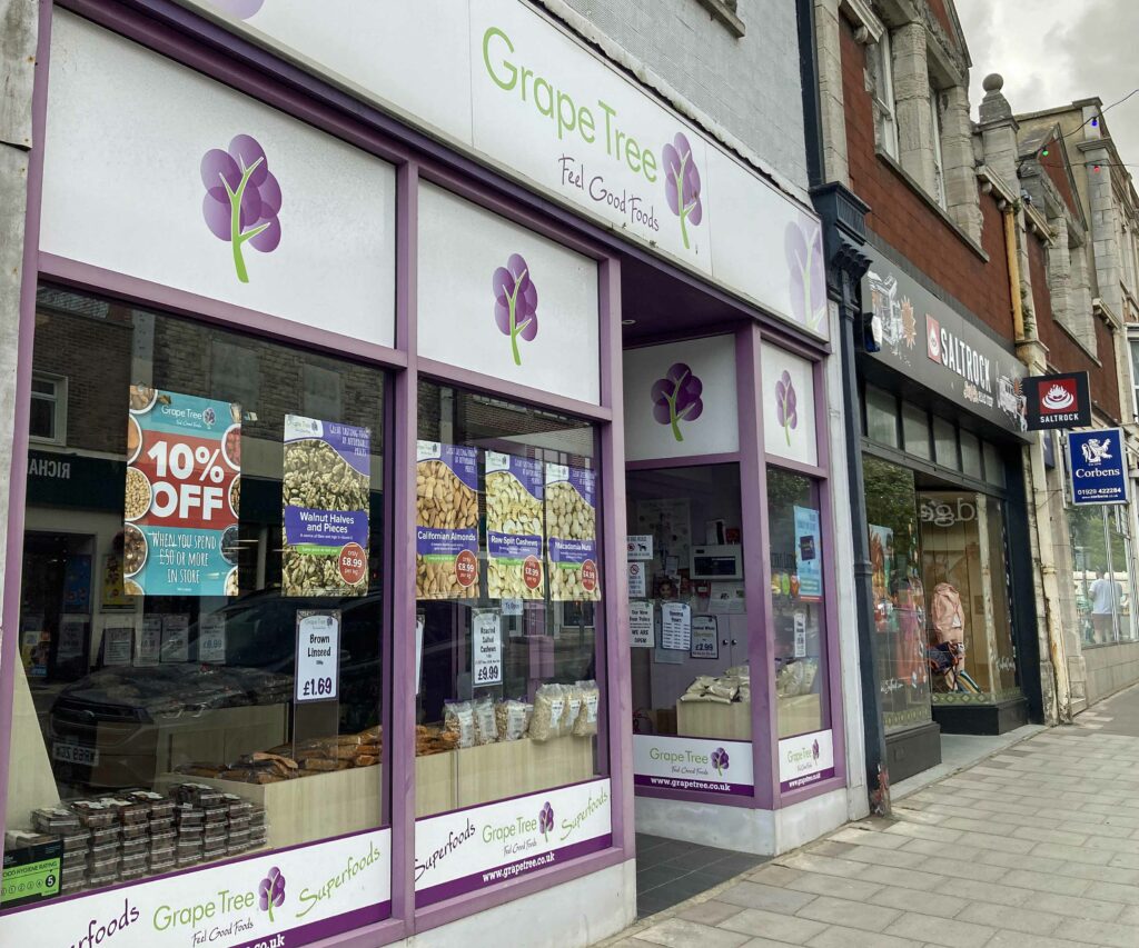 The Grape Tree shop in Station Road 